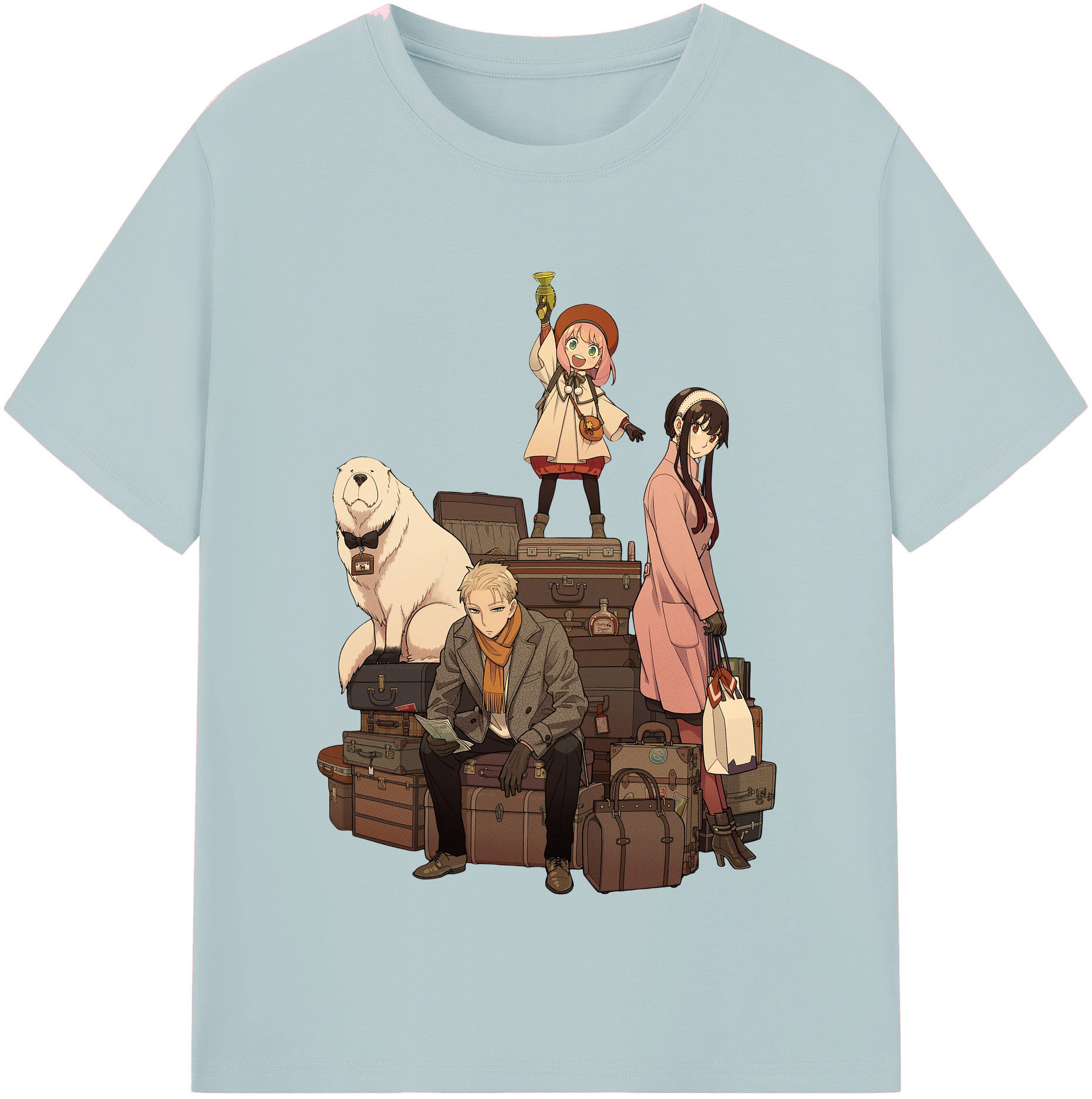 （画像用） SPY×FAMILY间谍家家酒 綿100％半袖Tシャツ（フロントプリント）